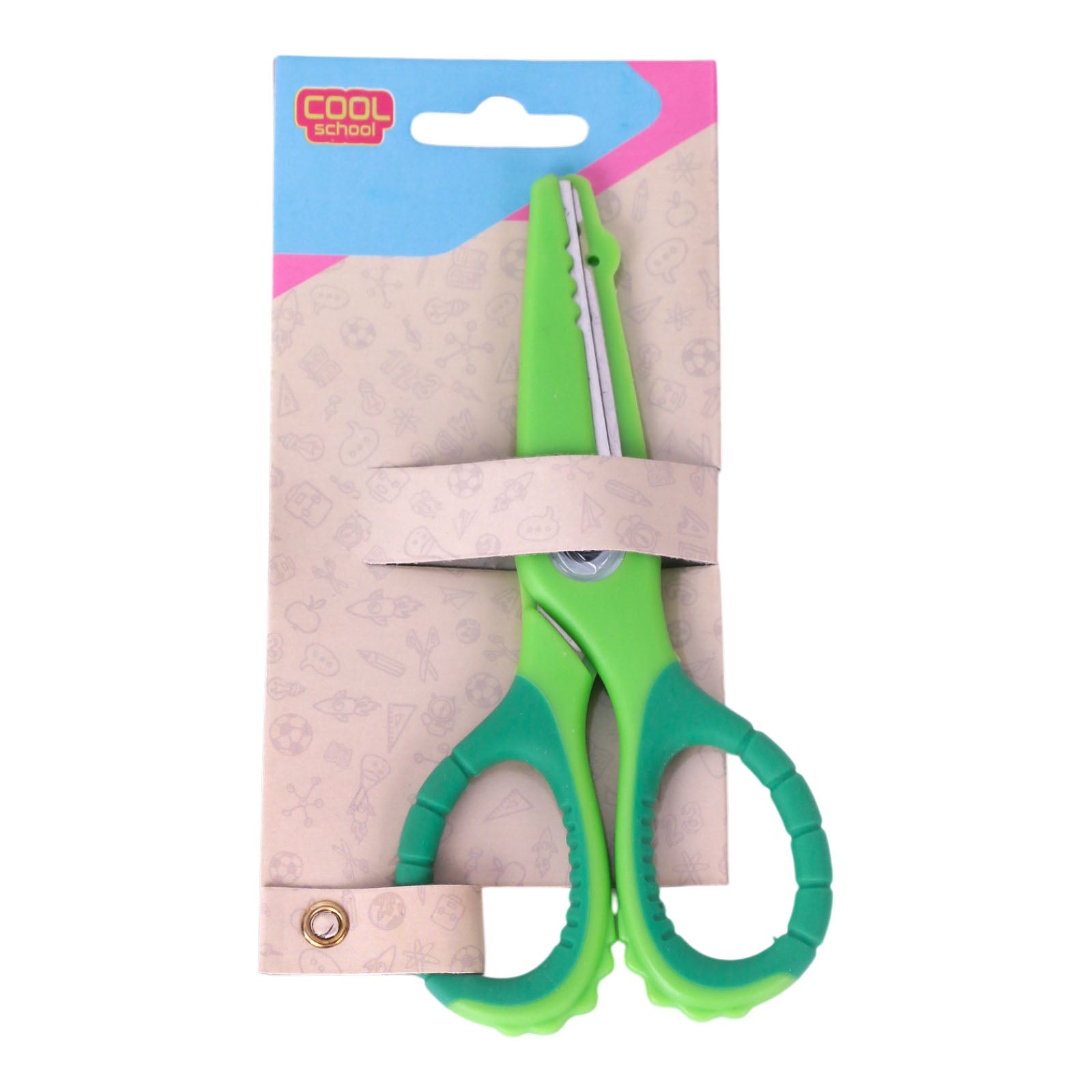 Cool School - Ciseaux Zigzag Ergonomiques pour Enfants - Librairie Oxford City