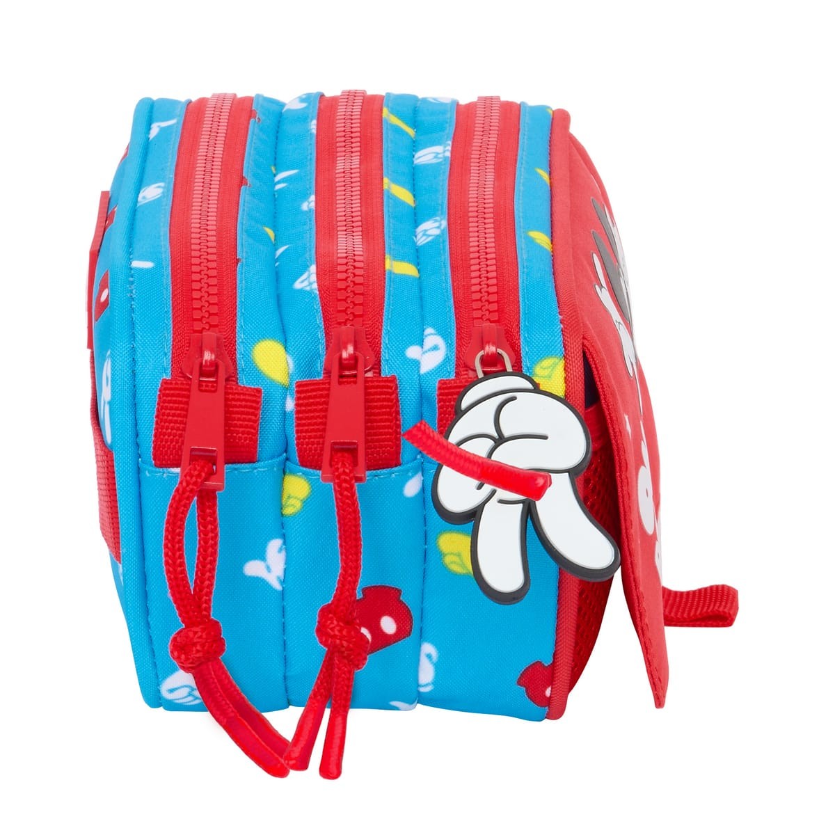 Trousse Safta Mickey Mouse 3 Compartiments — Rouge & Bleu
