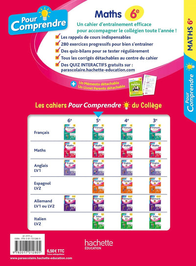 Pour Comprendre Maths 6E Hardcover – January 11, 2023 - Librairie Oxford City