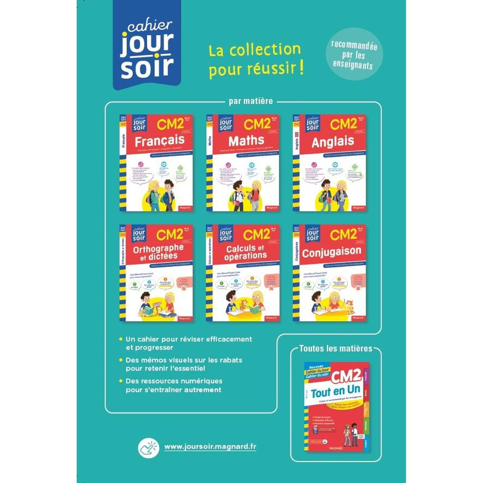 Anglais CM2 - Cahier Jour Soir - Librairie Oxford City