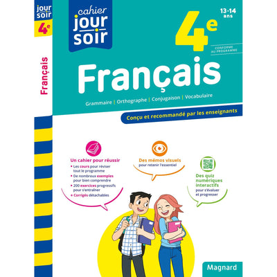 Français 4e - Cahier Jour Soir - Librairie Oxford City