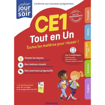 Tout en un CE1 Toutes les matières pour réussir - Librairie Oxford City