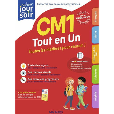 Tout en un CM1 - Toutes les matières pour réussir - Librairie Oxford City
