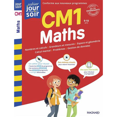 Maths CM1 - Cahier Jour Soir - Librairie Oxford City