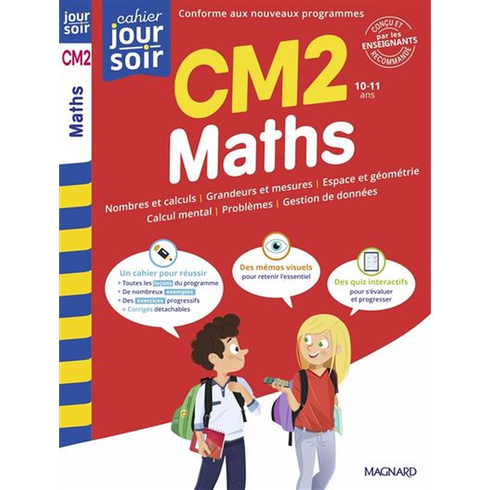 Maths CM2 - Cahier Jour Soir - Librairie Oxford City