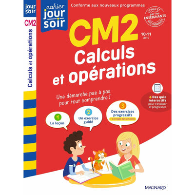 Calculs et opérations CM2 - Cahier Jour Soir - Librairie Oxford City