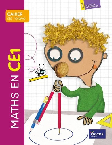Maths en CE1. Cahier de l'élève Edition 2025 - Librairie Oxford City
