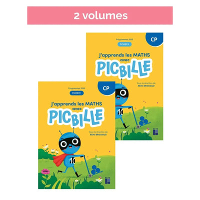 J'apprends les maths avec Picbille CP - Fichier en 2 volumes - Programmes 2025 - Librairie Oxford City