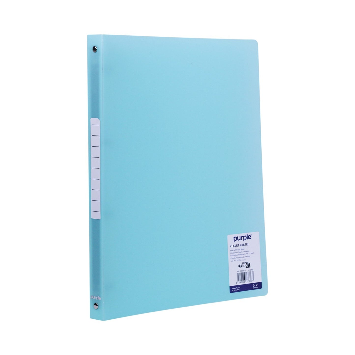 Classeur PP Souple Purple Velvet Pastel A4 Dos 20mm – 4 Anneaux – Assortis - Librairie Oxford City
