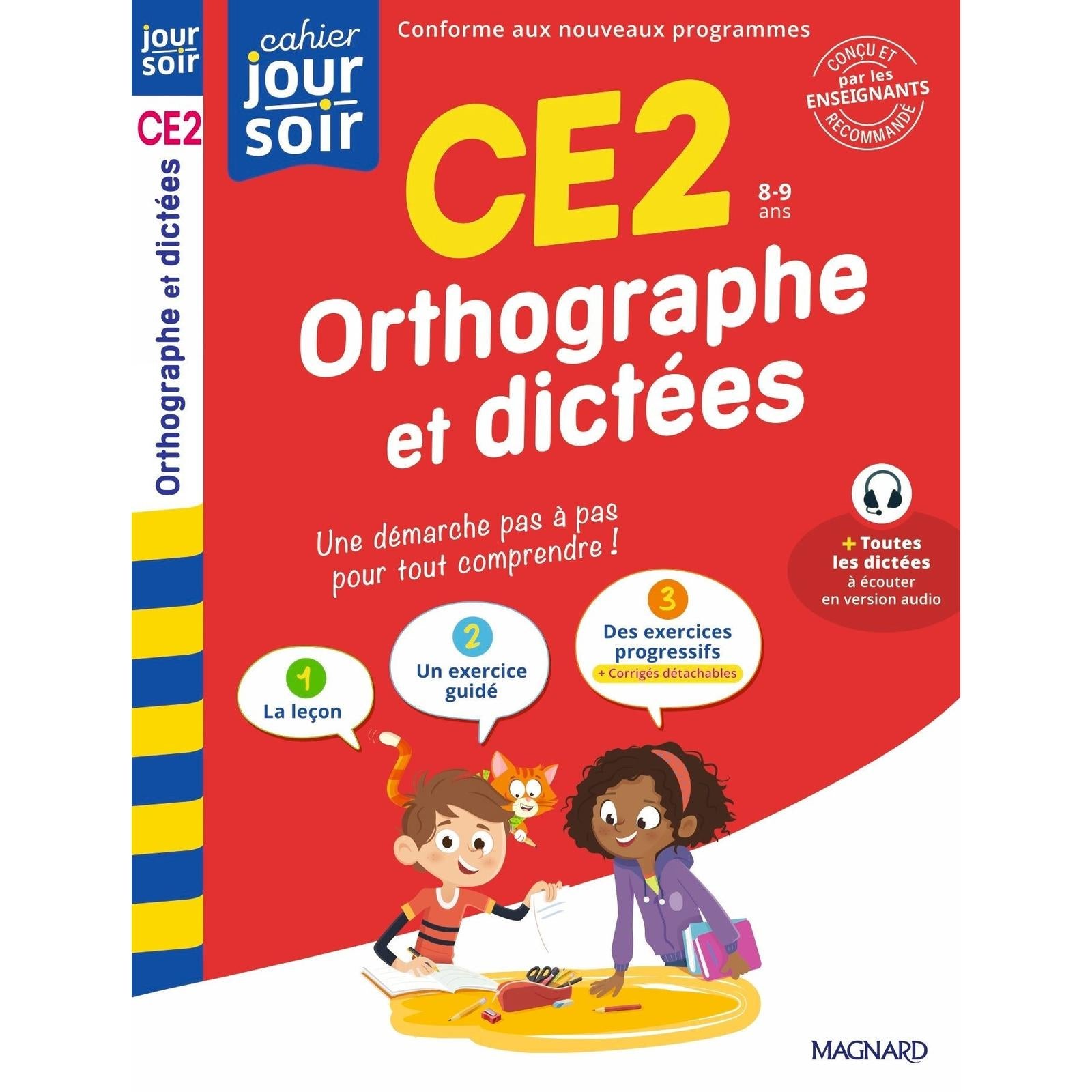 Orthographe et dictées CE2 - Cahier Jour Soir - Librairie Oxford City