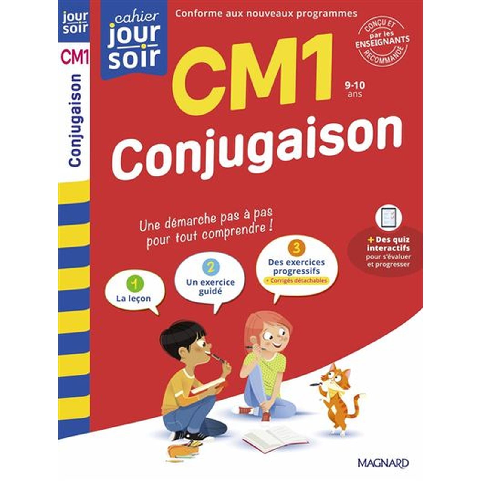 Conjugaison CM1 - Cahier Jour Soir - Librairie Oxford City