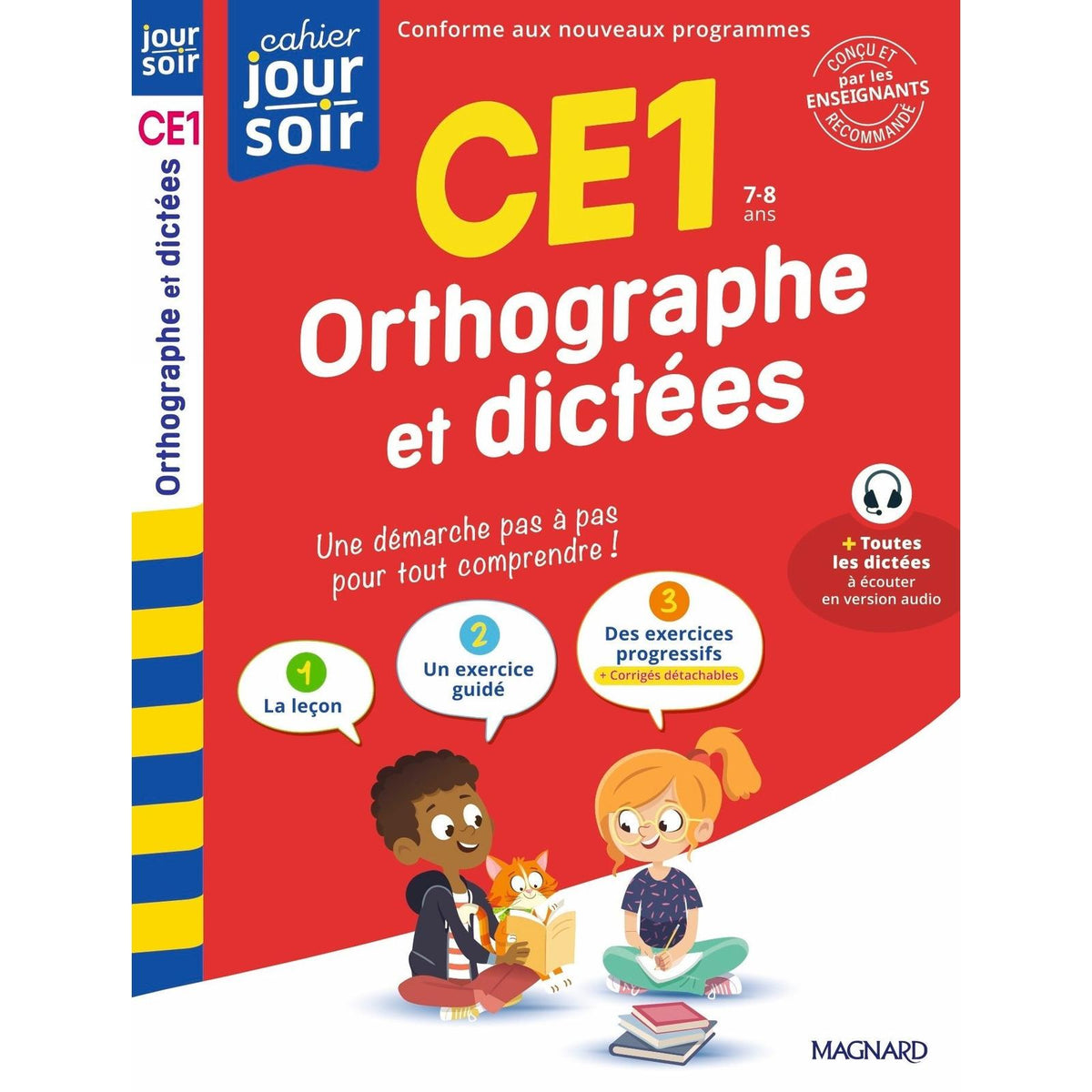Orthographe et dictées CE1 - Cahier Jour Soir - Librairie Oxford City