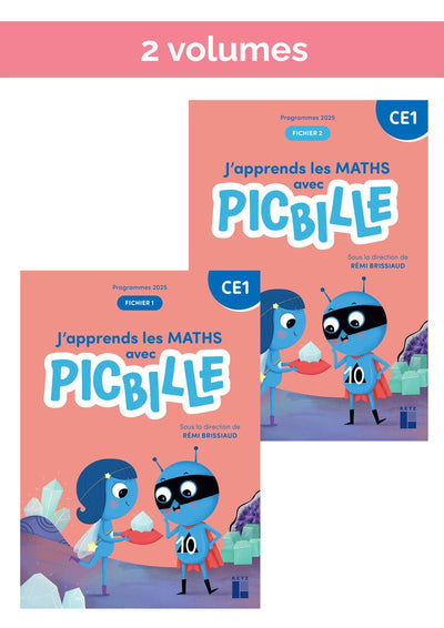 Méthode de Mathématiques avec Picbille CE1 – 2 Volumes (Retz) - Librairie Oxford City