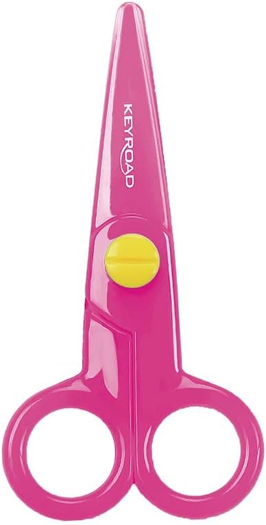 Keyroad – Ciseaux sécurité maternelle 12,5 cm lame plastique - Librairie Oxford City