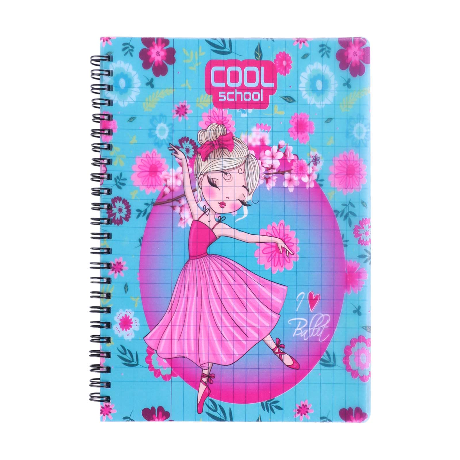 Cool School - Cahier à Spirale 400 Pages Grand Format 70g - Librairie Oxford City