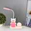 Lampe de Table Ours avec Veilleuse Lune – USB Rechargeable