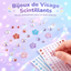 Pack Face Gems Strass Visage – 8 Planches + Colle + Pincette - Librairie Oxford City