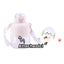 Gourde Enfant Robot avec Charm 16cm - Paille & Bandoulière