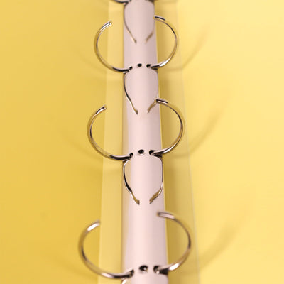 Mécanisme 4 anneaux métalliques classeur Purple Pastel A4