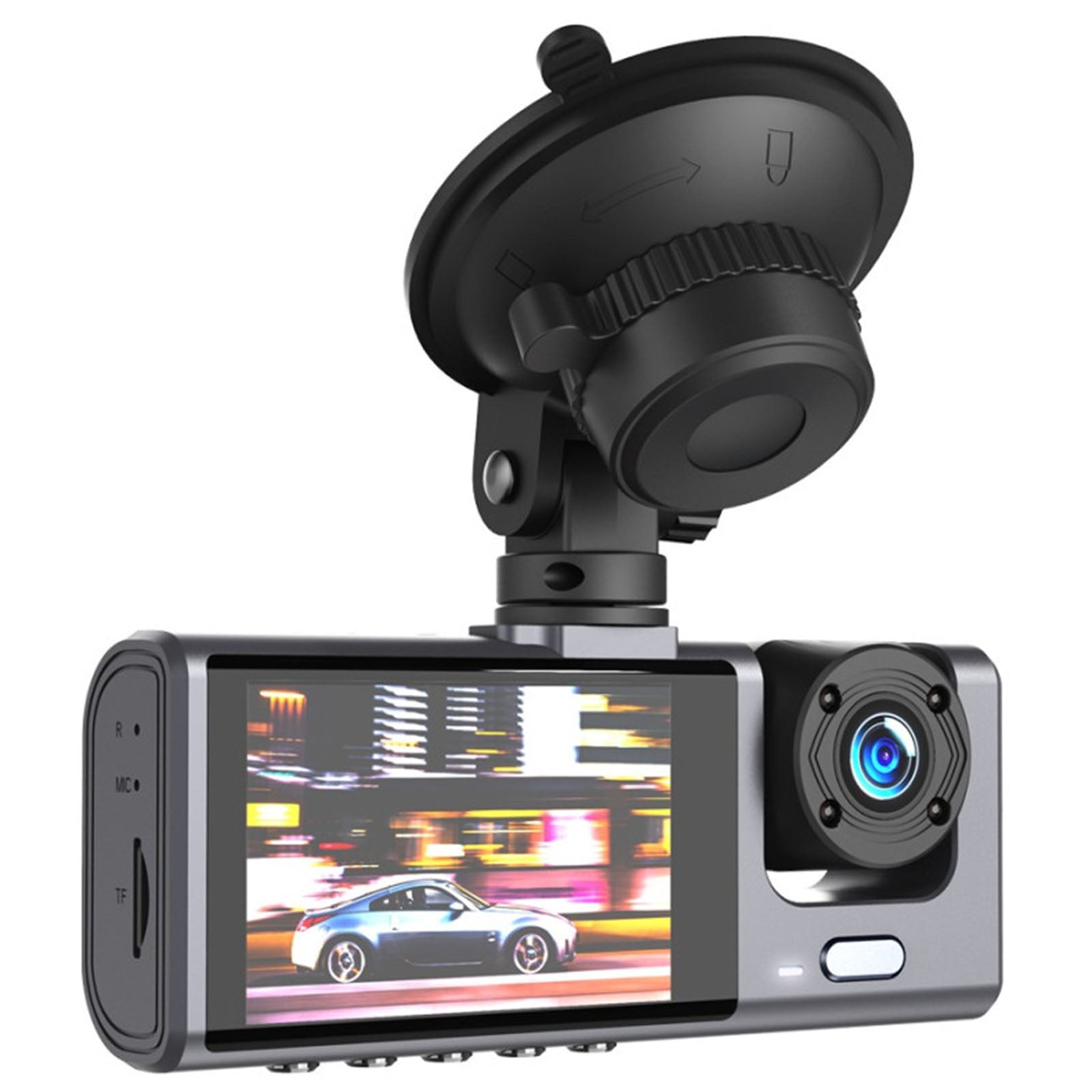 Caméra voiture XO XJ03 enregistreur avant arrière FullHD / Noir - Librairie Oxford City