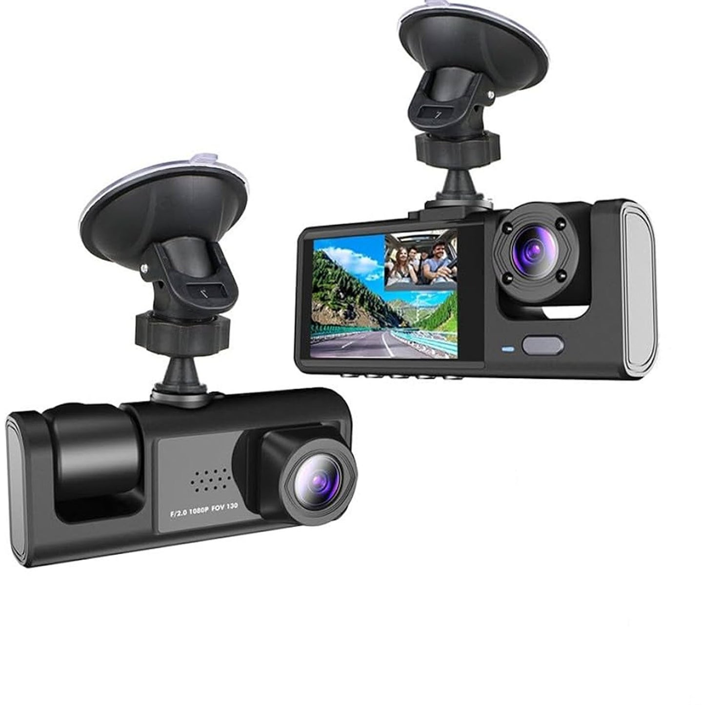 Caméra voiture XO XJ03 enregistreur avant arrière FullHD / Noir - Librairie Oxford City