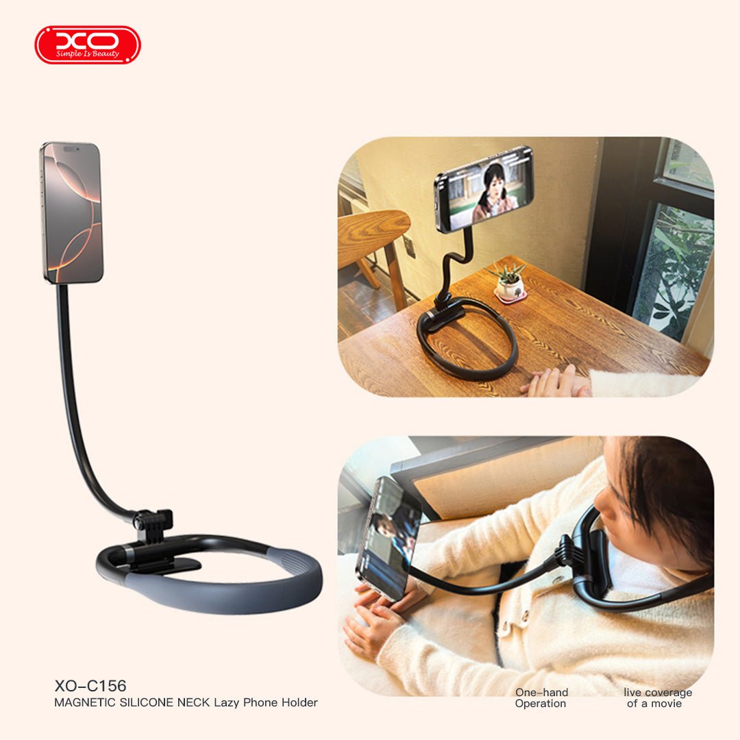 XO holder for neck C156 magnetic black - Librairie Oxford City