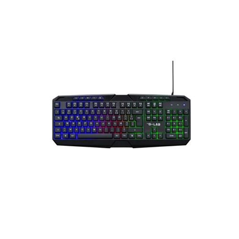 THE G - LAB Combo Natrium 4 - en - 1 Gaming - Clavier Azerty Rgb, Souris 6400 Dpi, Casque 50 Mm - Librairie Oxford City