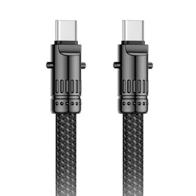 Câble adaptateur XO NB - Q288B en alliage de zinc USB - C vers USB - C 60 W - Librairie Oxford City