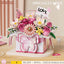Bouquet Papillon en Briques – Romance Gift Box (Modèle au choix : Rose / Bleu / Violet / Fuchsia) - Librairie Oxford City