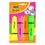 Surligneurs BIC Marking Flat Fluo - Assortiment de Couleurs Fluo, Pack de 4 - Librairie Oxford City