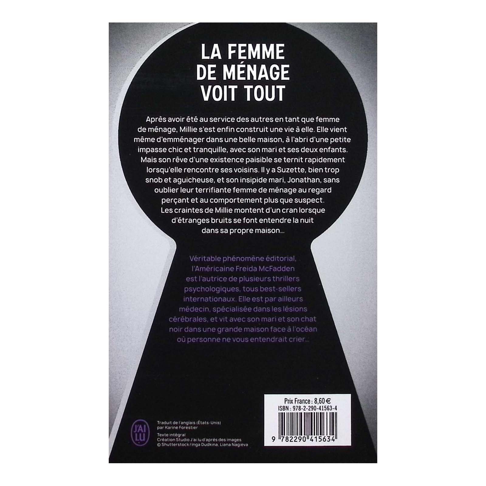 La femme de ménage voit tout par Freida McFadden - Librairie Oxford City
