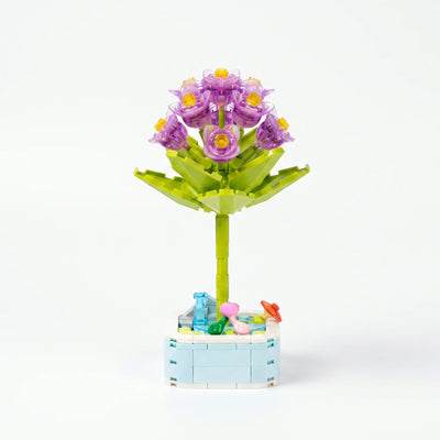 Fleur Cristal en Briques – Crystal Building Block Flower (Modèle au choix) - Librairie Oxford City