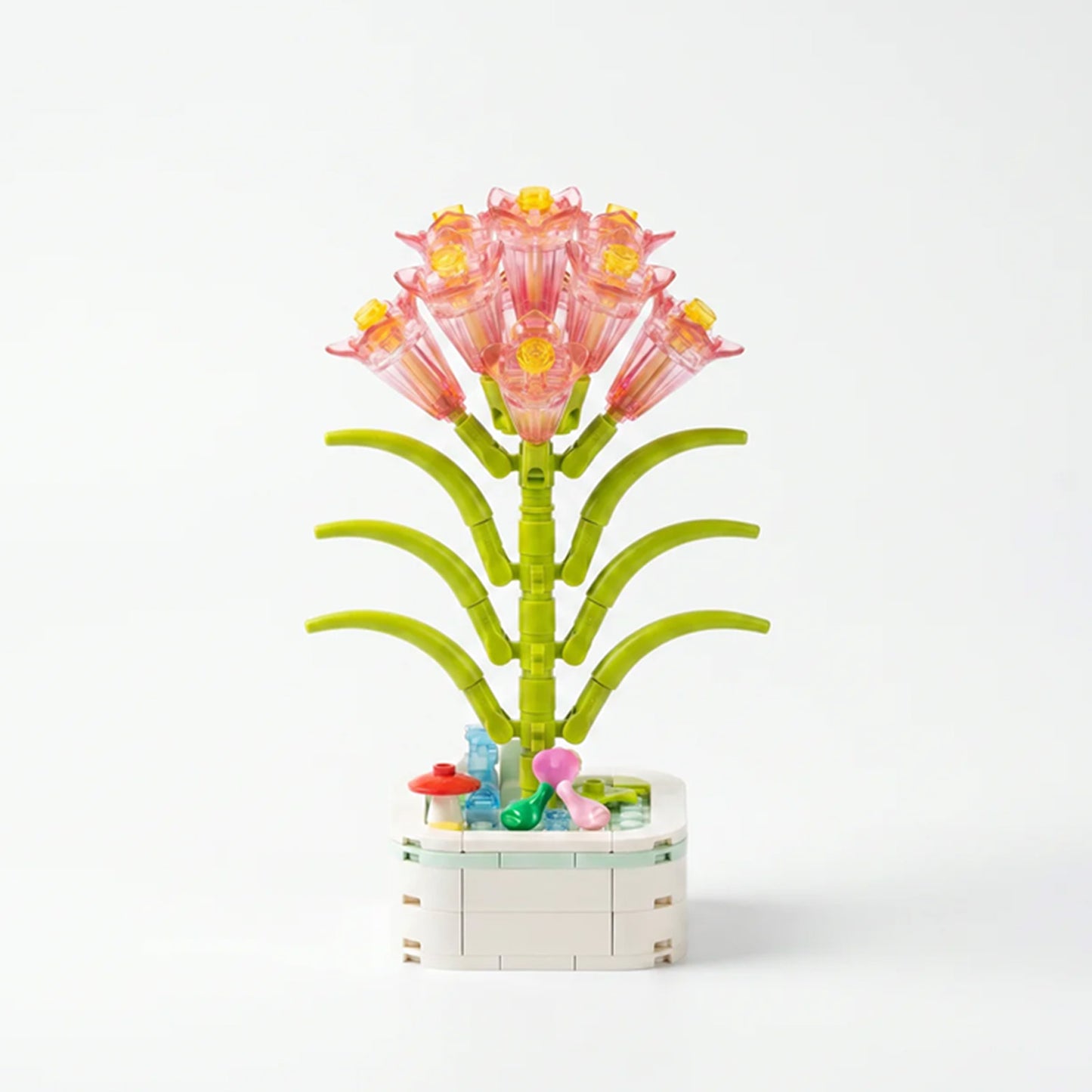 Fleur Cristal en Briques – Crystal Building Block Flower (Modèle au choix) - Librairie Oxford City