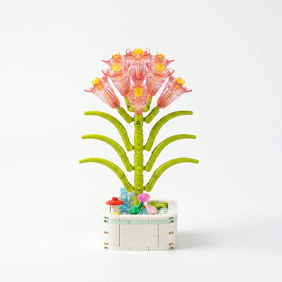 Fleur Cristal en Briques – Crystal Building Block Flower (Modèle au choix) - Librairie Oxford City