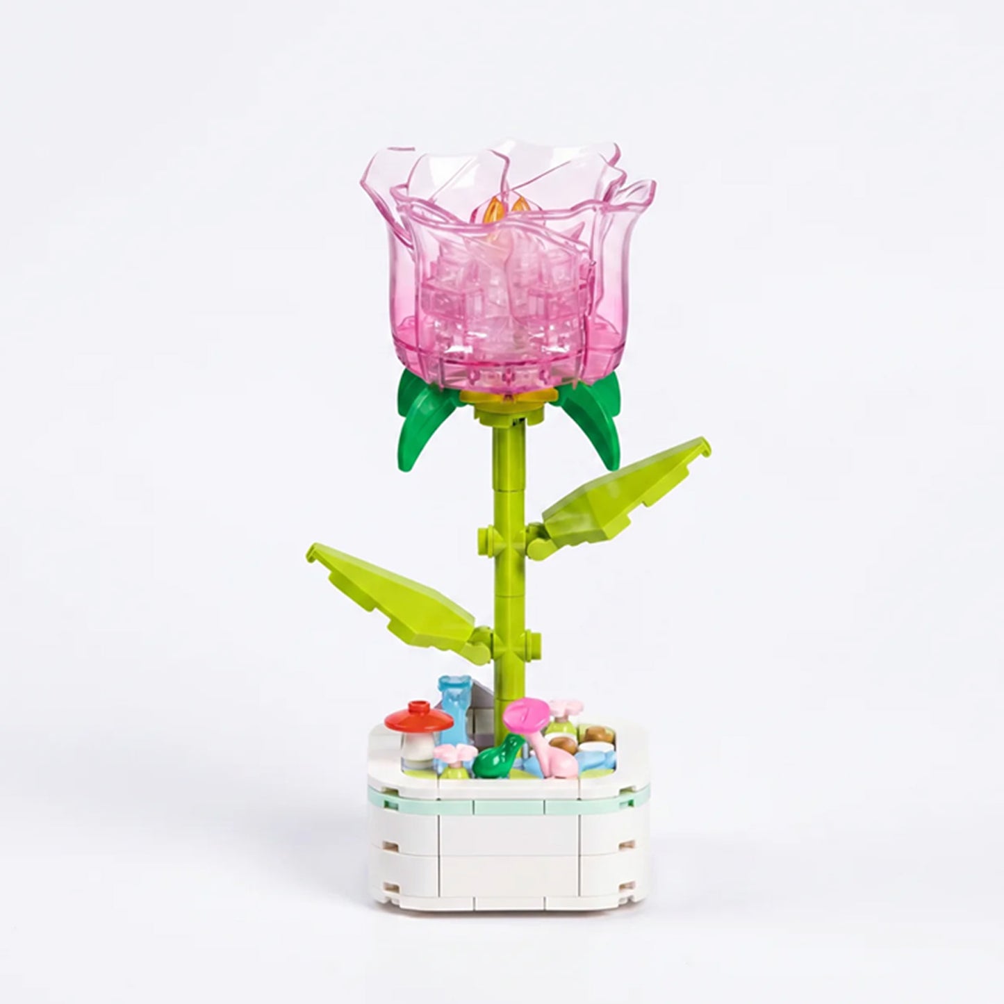 Fleur Cristal en Briques – Crystal Building Block Flower (Modèle au choix) - Librairie Oxford City