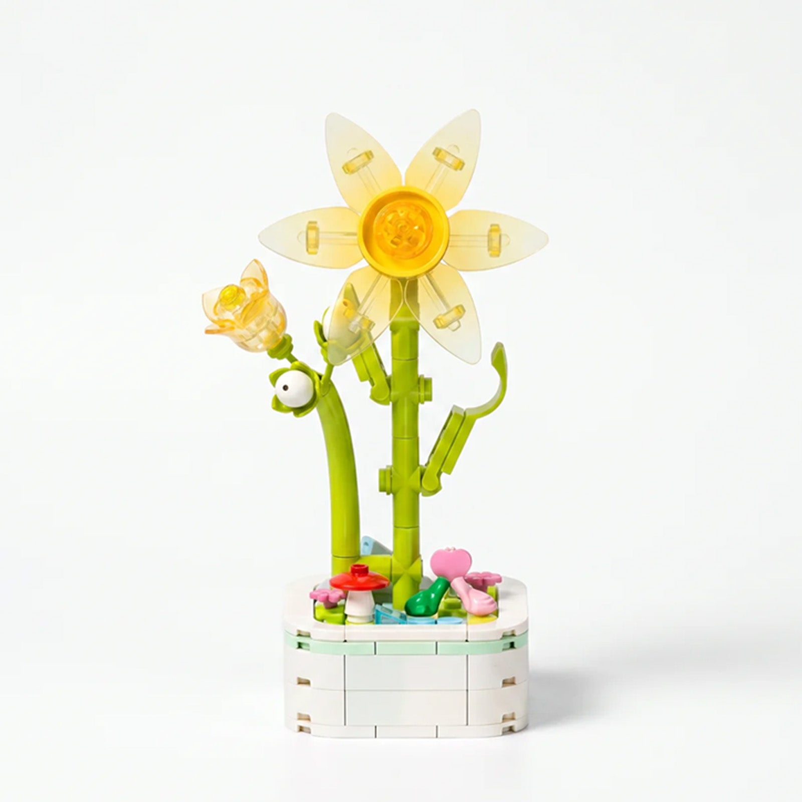 Fleur Cristal en Briques – Crystal Building Block Flower (Modèle au choix) - Librairie Oxford City