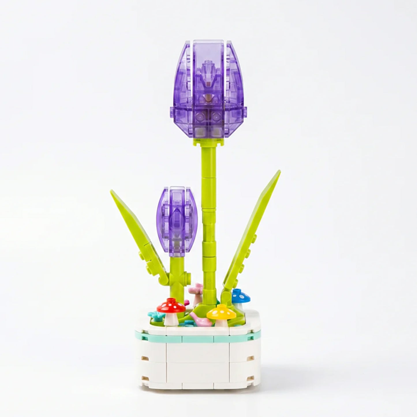 Fleur Cristal en Briques – Crystal Building Block Flower (Modèle au choix) - Librairie Oxford City
