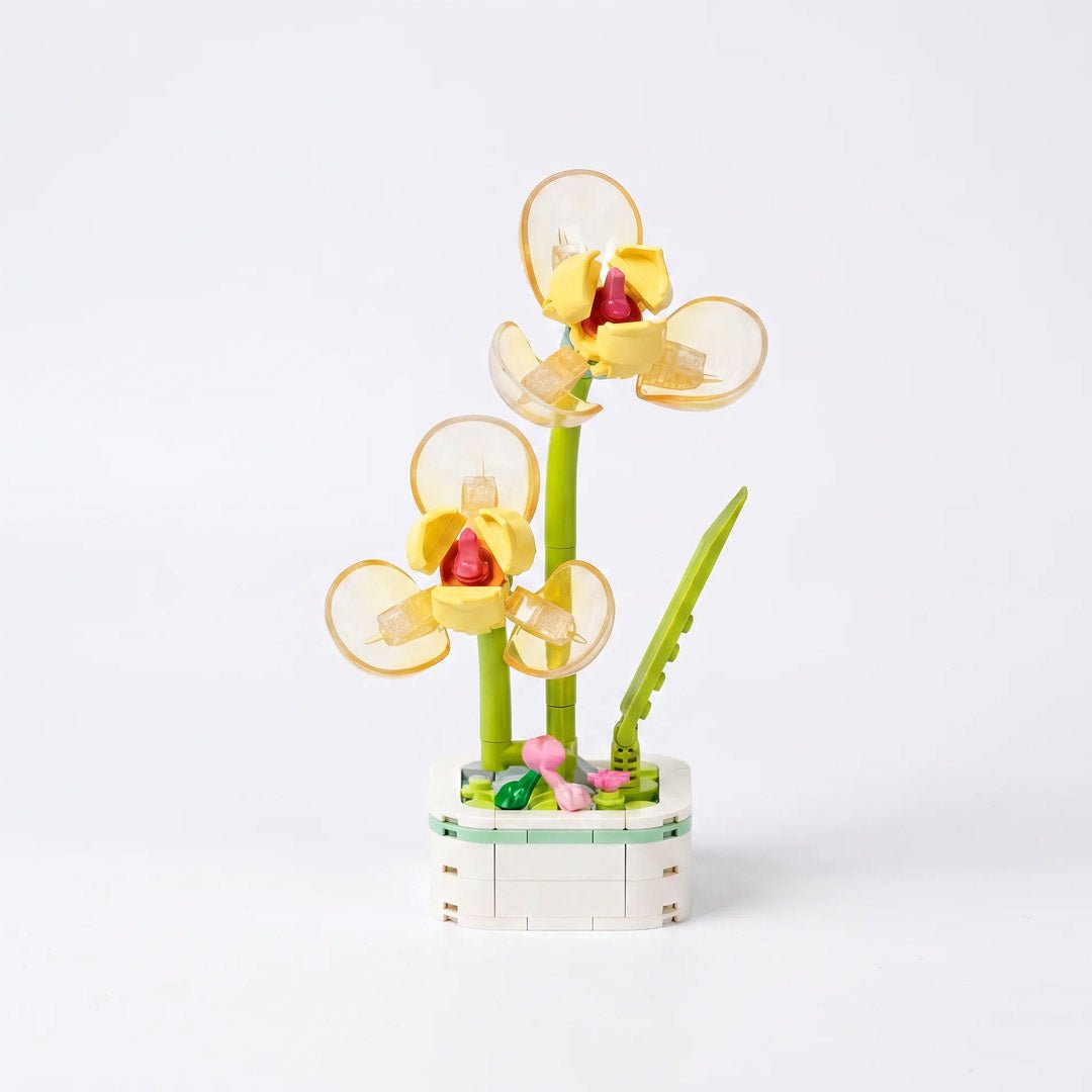 Fleur Cristal en Briques – Crystal Building Block Flower (Modèle au choix) - Librairie Oxford City