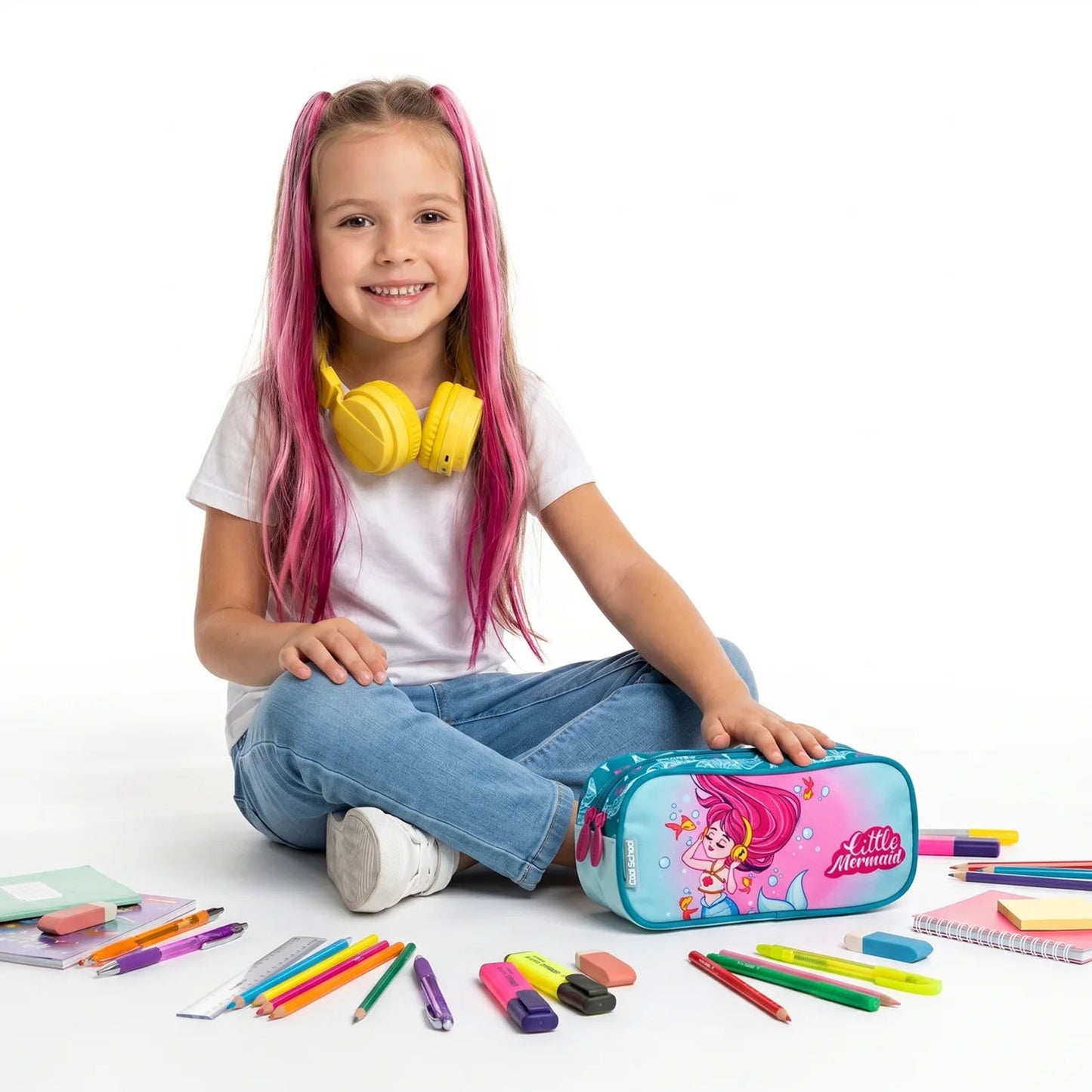 Trousse 2 Compartiments COOL SCHOOL - Librairie Oxford City