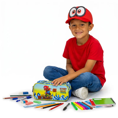 Trousse 2 Compartiments COOL SCHOOL - Librairie Oxford City