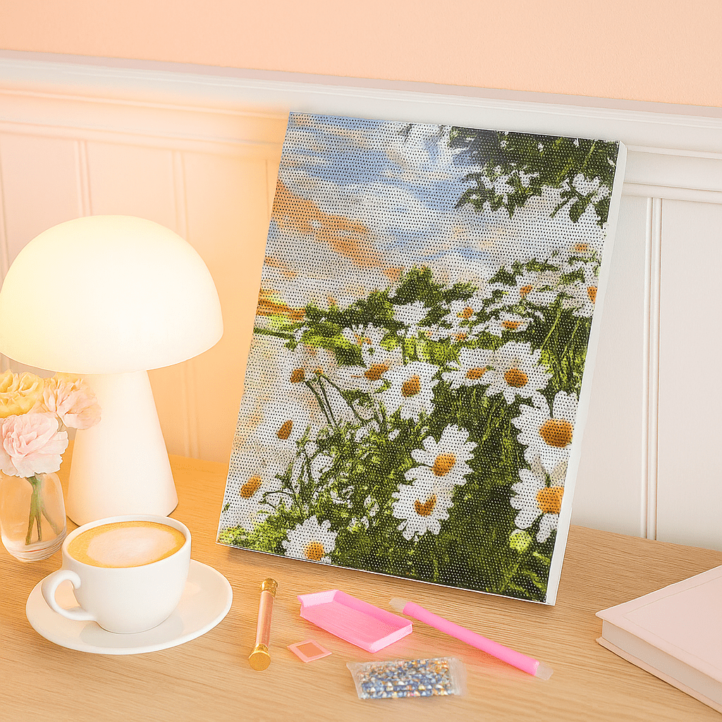 ✨🖼️ Diamond Painting Paysages de Rêve – Décors Nature & Mer 🌻🌅 - Librairie Oxford City