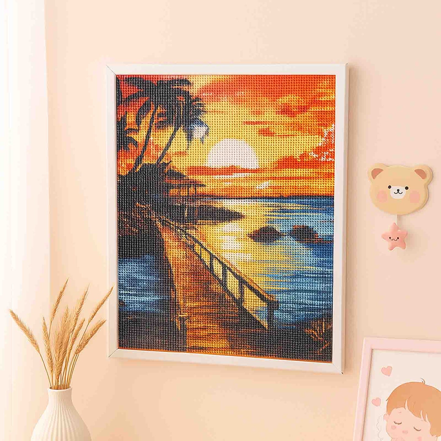 Tableau peinture En Diamant, Broderie Kit Complet 💎 - Librairie Oxford City