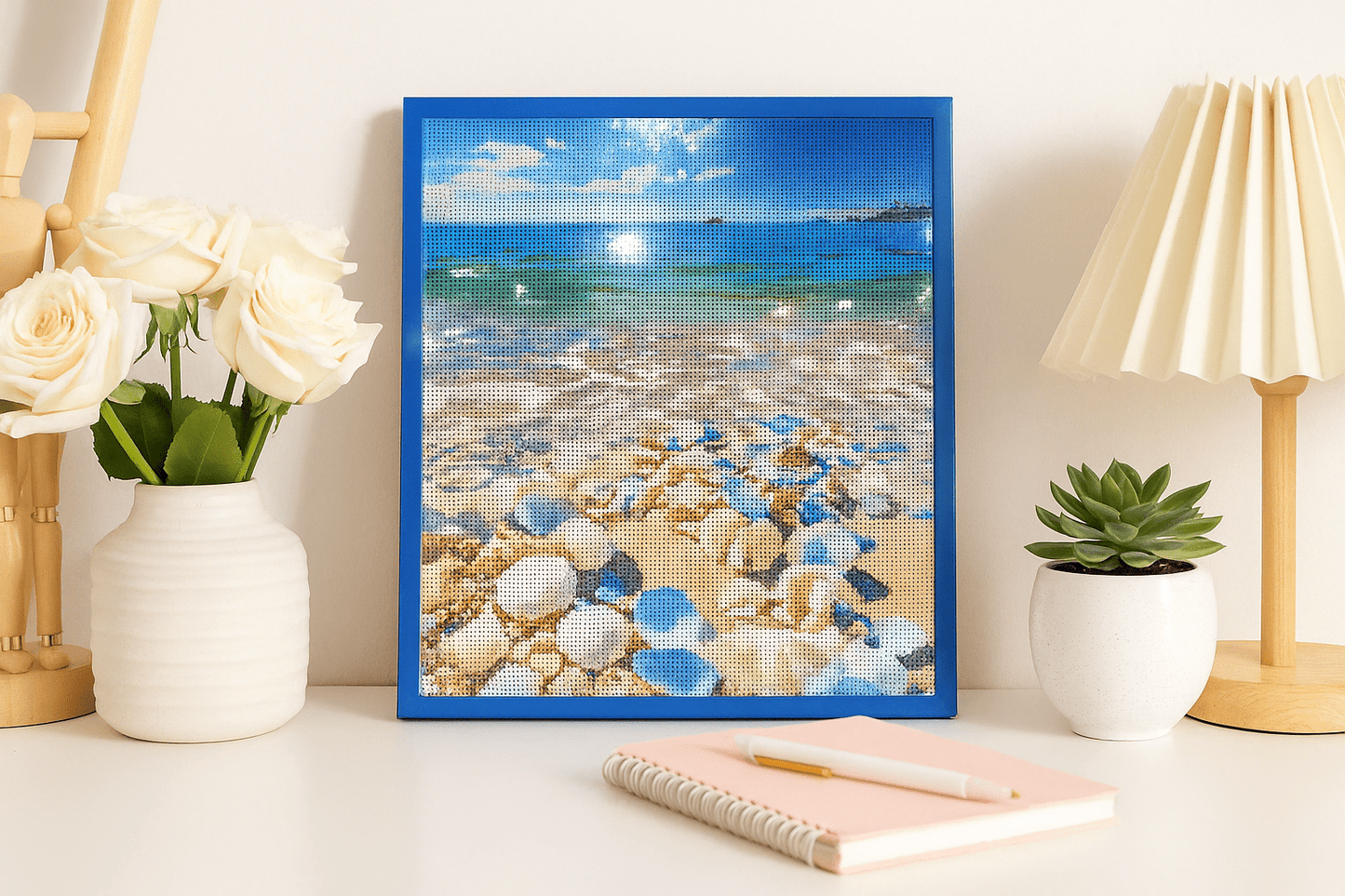 ✨🖼️ Diamond Painting Paysages de Rêve – Décors Nature & Mer 🌻🌅 - Librairie Oxford City