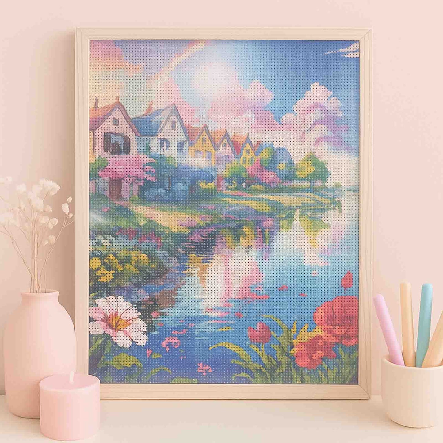 Tableau peinture En Diamant, Broderie Kit Complet 💎 - Librairie Oxford City