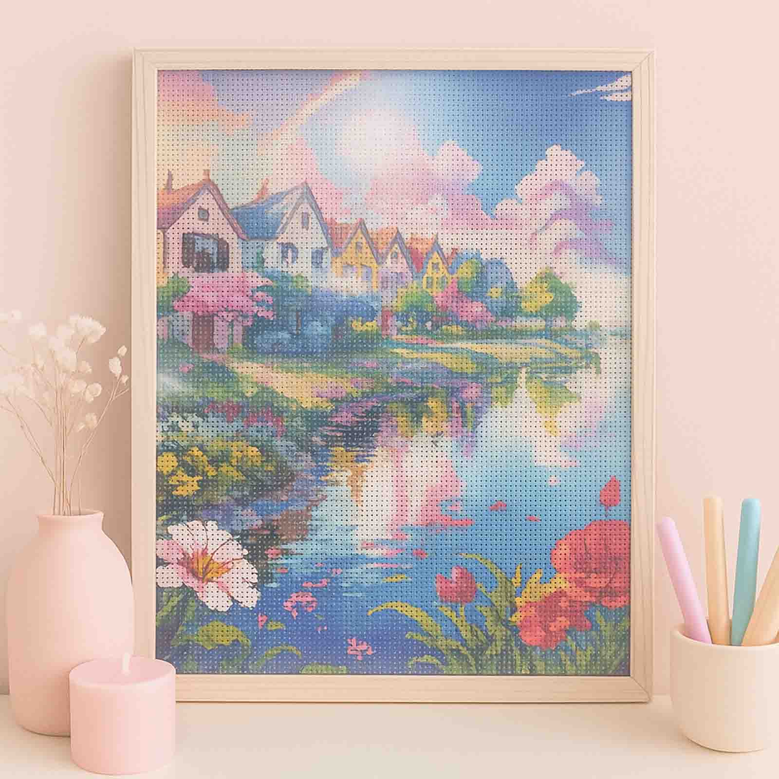 Tableau peinture En Diamant, Broderie Kit Complet 💎 - Librairie Oxford City