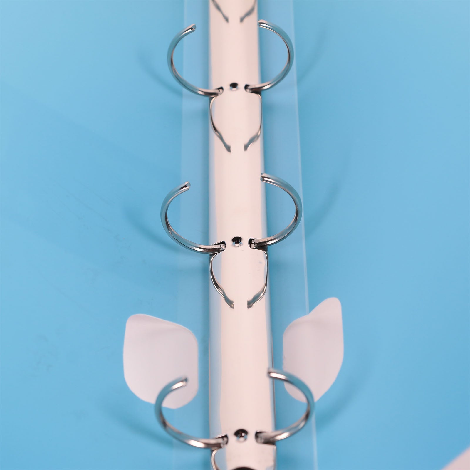 Mécanisme 4 anneaux avec ailettes classeur Purple Sinus A4 bleu