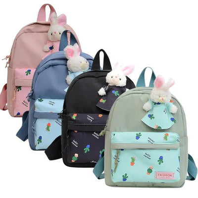 Sac à dos enfant "Lapin Cactus" – avec peluche amovible - Librairie Oxford City