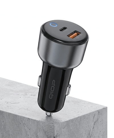 Qiop Chargeur de voiture 55w USB - A + USB - C - Librairie Oxford City
