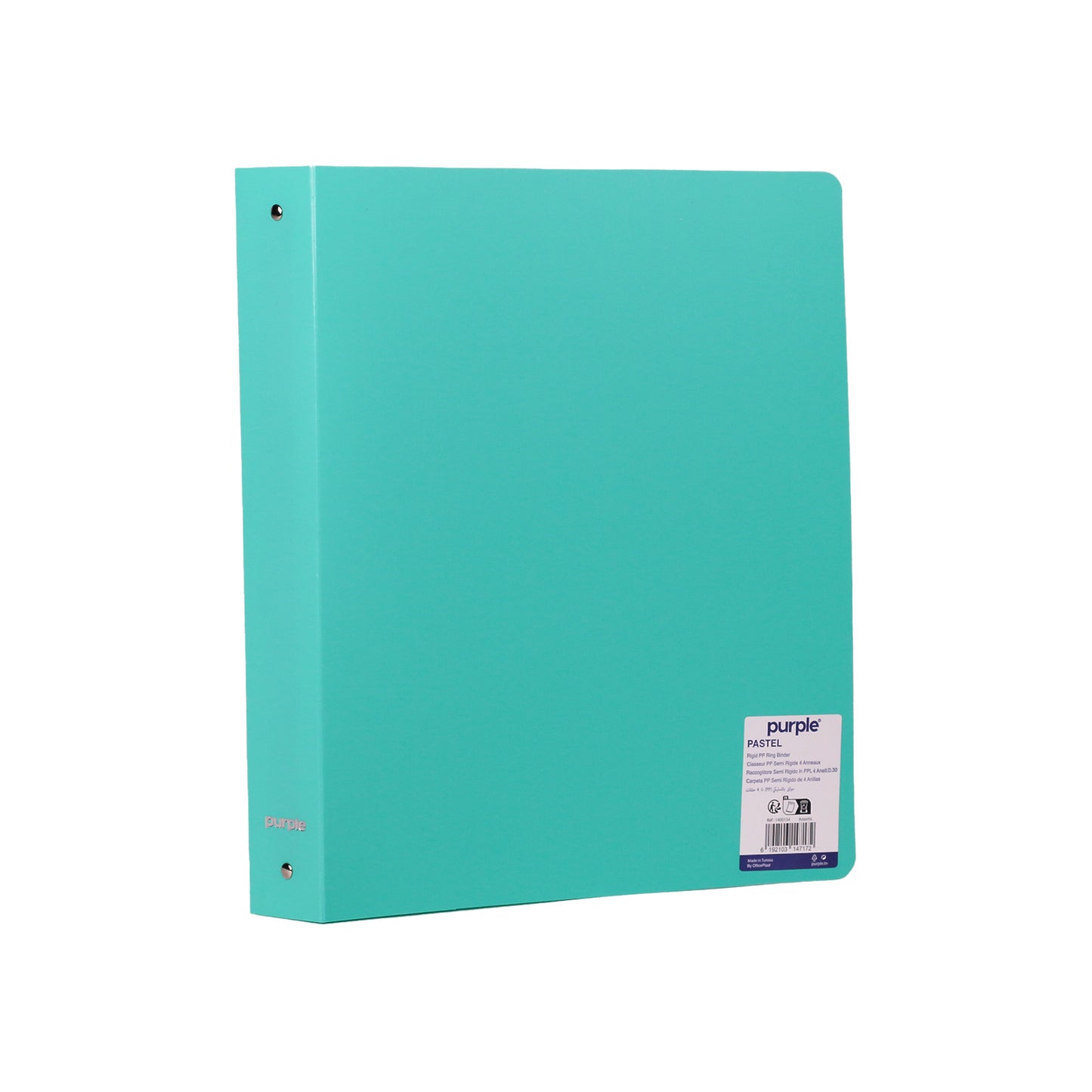 Classeur PP rigide Purple Pastel A4 30mm rose