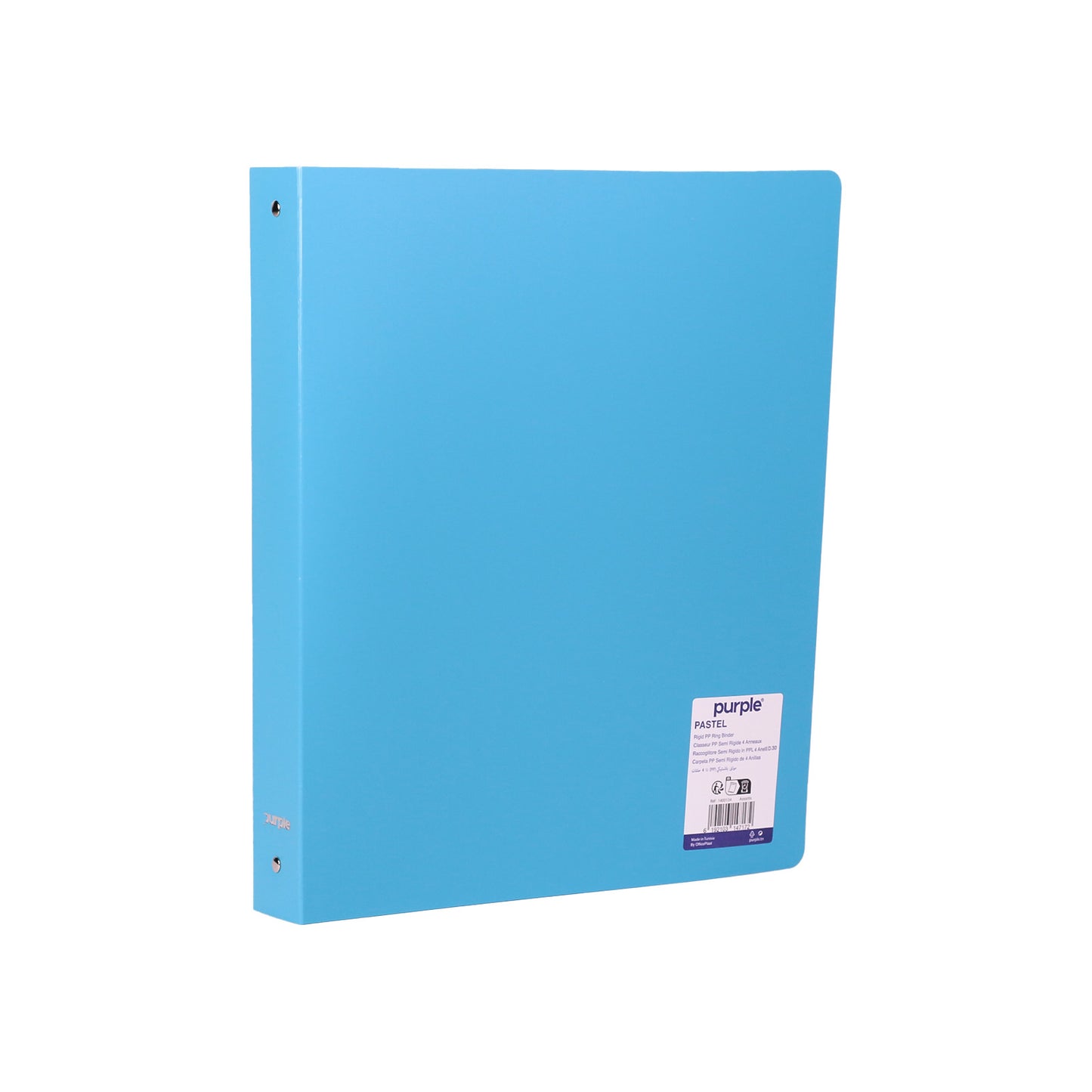 Classeur PP rigide Purple Pastel A4 30mm menthe